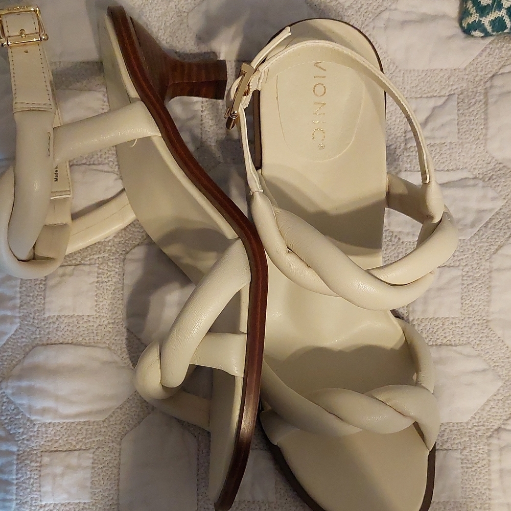 Vionic Cream Sandals With Supportive Footbed - image 6